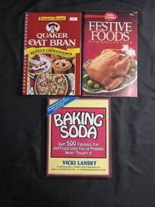 lot 60288 image: Betty Crocker Festive Foods & Baking Cookbooks 3-Book Lot