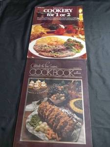 lot 60292 image: 2 Cookbooks Barbara Swains Cookery for 1 or 2 & Celebrate the Four Seasons Volume II
