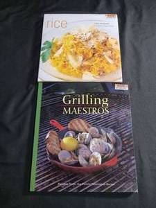 lot 60297 image: Grilling Maestros and Fiore Cookbooks, 2 Titles