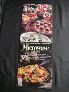 lot 60298 image: Better Homes and Gardens Creative Ideas Microwave Recipes Cookbook