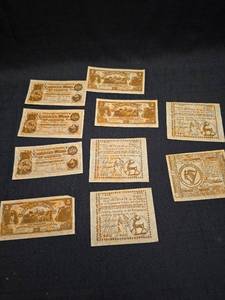 lot 3776 image: Confederate States Currency Collection $500 $5 Notes Georgia Continental Certificates Reproductions