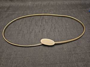 lot 3782 image: USA Made Coil Spring Belt with Oval Clasp 29-36