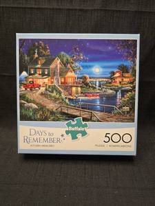 lot 2113 image: Buffalo Days to Remember Autumn Memories 500 Piece Jigsaw Puzzle