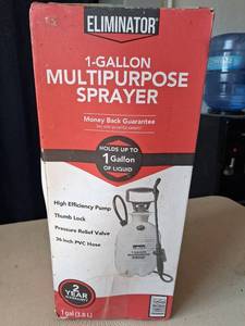 lot 103 image: Eliminator 1-Gallon Multipurpose Sprayer with 36-Inch PVC Hose