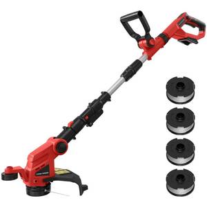 lot 1072 image: 12 Electric Weed Wacker (No Battery) Compatible with Milwaukee18V Battery, Automatic Line Feed Weed Eater Battery Powered, Cordless String Trimmer with 4 Line Spools for Lawn, Garden