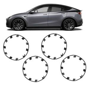 lot 1123 image: Wheel Guard Rim Protecting Trim Ring, 21 Inch Wheel Rim Protectors Guard for Performance 2021 to 2023, Wheel Trim, Against Scrapes, Scratches (Matte Black)