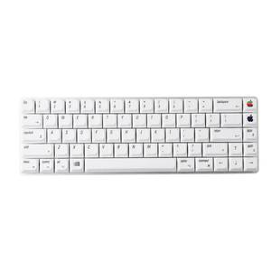 lot 2002 image: YMDK Ultra-Slim Style Mx Low Profile Dye Sub PBT Keycaps for MX 61 64 68 75 84 87 96 108 Layout Mechanical Keyboard, 127 Normcore MAC White