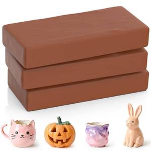 lot 2011 image: Aujazyble Air Dry Clay - 3.3lbs Terracotta Natural Pottery Clay for Kids, No-Cracking & Self Hardening, Professional Modeling Clay for Pottery Wheel, Sculpting, Arts & Craft Supplies for Classrooms
