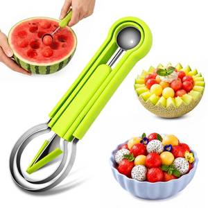 lot 2017 image: Suuker 4 in 1 Melon Baller Scoop Set, Green