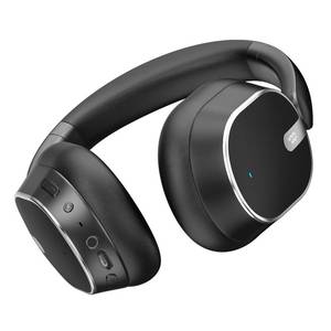 lot 2043 image: MMWOWARTS Hybrid Active Noise Cancelling Bluetooth Headphones Bluetooth 6.0 Over Ear Wireless-Linght Black