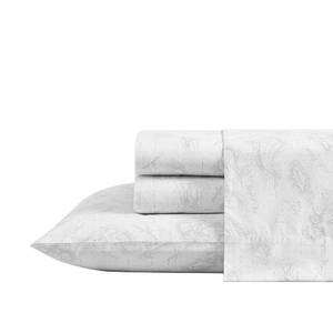 lot 2070 image: Eddie Bauer - Twin Sheet Set, Cotton Percale Bed Sheets, Crisp & Cool, Ideal Dorm Essentials (Fish ATOL, Twin)