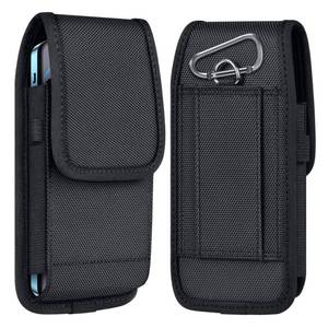 lot 2083 image: ykooe Cell Phone Pouch Nylon Belt Holster Case Compatible with iPhone 17 Pro Max, Galaxy S25S24S23S22 Ultra A16 A15 A14 A13, Moto G StylusPowerPlay, Pixel 87 Pro, Black - XXL