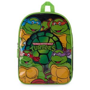 lot 2116 image: Nickelodeon Teenage Mutant Ninja Turtles Toddler Boy Backpack for Kids - Toddler Backpack with Padded Straps & Zip Compartment