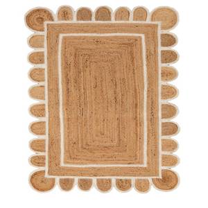 lot 2149 image: Scallop Jute with White Border (2X3 Feet)