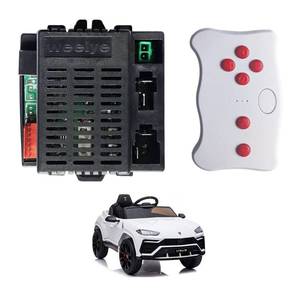 lot 2166 image: 12 Volt Weelye RX18,RX43,RX23 CE 2.4G Bluetooth Receiver Control Box Conversion Kit for Power Wheels Ride on Car,Wellye Remote Speed Controller Kit Transmitter Circuit Board for Kids Replacement Parts