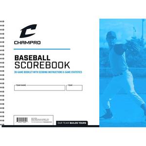lot 2492 image: Champro Baseball Score Book (White), 28 pages
