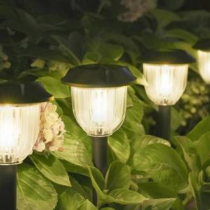 lot 5600 image: Bright 10 Pack Solar Pathway Lights Outdoor, Solar Powered Garden Lights Waterproof IP65, Auto OnOff LED Solar Lights for Landscape Path Lighting,Decor for Yard,Patio,Driveway,Lawn (Warm White)