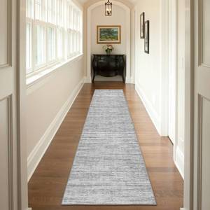 lot 5604 image: 2.5x10 Washable Runner Rugs,10 ft Runner Rug for Hallways,Ultra-Thin Abstract Long Stain Resistant Rug Runner��Non-Slip Backing Kitchen Runner Rugs for Bedroom��Entryway��Living Dining Room