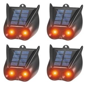 lot 6436 image: Solar Nocturnal Animal Repeller Outdoor Predator Lights for Chicken Coop Predator Protection Coyote Deterrent for Yard Nite Guard Solar Lights Predator Eyes-Protects Against Fox,Raccoon,Skunk,Deer(4)