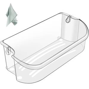lot 7053 image: AMI PARTS 241505501 Refrigerator Door Bin Replacement Parts fit for frigi.daire FGHC2331PFAA FFSC2323TS0 LGHK2336TF6 FGSC2335TF0 FGSC2335TFB FFSC2323TSA FFSC2323TS8 Refrigerator