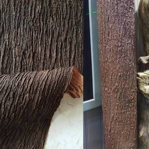 lot 8386 image: HAISENGO Artificial Tree Bark 39.4 x 11.81 Fake Bark Ideal for Home Pillars Pipes Decor Cuttable Realistic Texture Simulation Tree fit for Home Columns Walls Floors Decoration (11.81 inch)