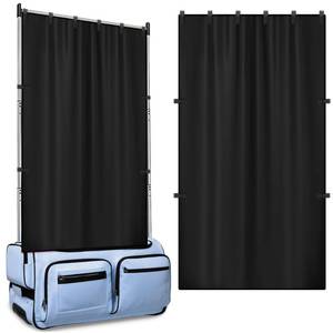 lot 8390 image: RunNico 59 x 31.5 Privacy Curtain for Dance Bag, Portable Dancer Changing Curtain with Storage Bag, Backstage Privacy Changing Room for Training Competition Outdoor Camp (Dance Bag Not Included)