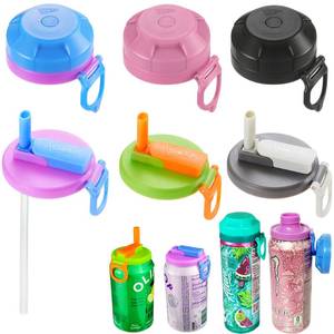 lot 8423 image: DIPESI 6 Pack Soda Can Lids �� 3 Magnetic & 3 with Straw, Reusable Airtight Can Covers, BPA-Free, 4 Colors, Keep Drinks Fresh & BugDust Free, Fits Standard Cans for Beer, Soda, Juice, BBQ & Beach