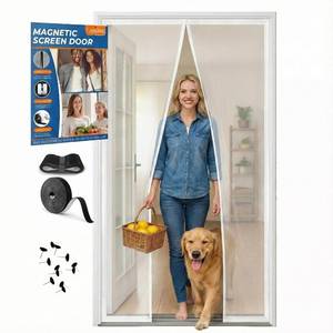 lot 9021 image: CANLENE Premium Magnetic Screen Door, Heavy-Duty Reinforced Mesh, Ultra-Dense Weave, Smooth Auto-Close, Pets & Kids �� Hands-Free, No-Gap Seal