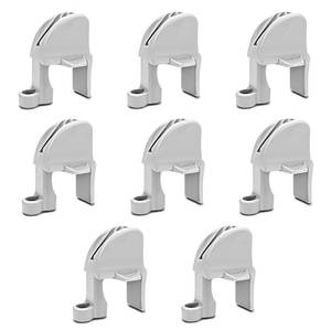 lot 10037 image: Cendasun Boat Fender Clips, Pontoon Boat Fender Clips, Adjustable Pontoon Boat Square Rail Fender CleatsClipsHangers for Pontoon Bumpers, Pontoon Boat Accessories for Bumpers (8 Pack)