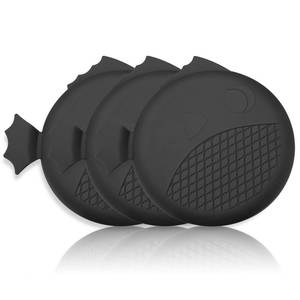 lot 10049 image: TRAPMATE Tub Stopper Bathtub Drain, Patented 5.9 Silicone Drain Plug Cover for Shower, Bath, Kitchen Sink, 3 Pack, Black