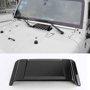 lot 10061 image: JeCar Hood Vent Hood Scoop Vent Cover for 1997-2017 Jeep Wrangler TJ JK Unlimited (Black)