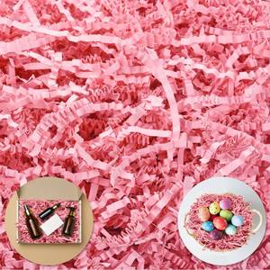 lot 10085 image: Darfukei Crinkle Paper Filler, Shredded Paper For Gift Baskets 12LB (8 oz) , Pink Valentines Gifts Day Baskets Grass, Crinkle Cut Papers Shred For Birthdays, Easter, Mothers Day, Weddings,Boxes Bags, Basket Filler ,Anniversaries,Gift Wrapping