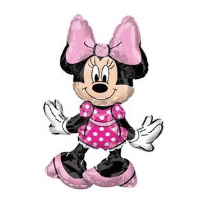 lot 10119 image: Anagram International, Inc. 95056 Minnie Mouse Consumer Inflated Party Balloon, 19, Multicolor
