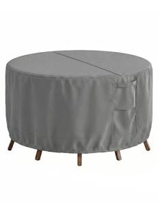 lot 11728 image: Patio Furniture Covers Waterproof, Outdoor Furniture Covers Waterproof Windproof with Padded Handles, Heavy Duty 600D Oxford Outdoor Table Chair Set Cover