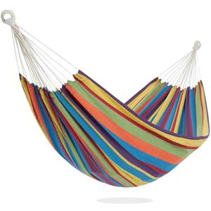 lot 11755 image: PNAEUT Double Hammocks for Outside, Replacement Outdoor Tree Hammock for Indoor Patio Porch Garden (Tropical, Medium)