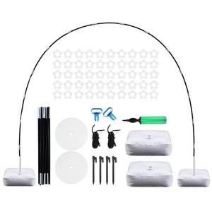 lot 11785 image: Balloon Arch kit with Base, 9Ft Tall &10Ft Wide Adjustable Balloon Arch Stand Party Backdrop Decoration Tool for Wedding Birthday Baby Shower Halloween Christmas Party
