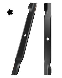lot 11790 image: Chway 42 inch Deck Lawn Mower Blades,138971 Mulching Blades with 5 Point Star, Compatible with LT1000 LT2000 T110 YT3000, Repalce for 138971, 134149, 138498, 532138971