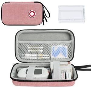 lot 12173 image: ICIMBI Diabetic Supplies Travel Case, Carrying Case Organizer For Diabetes Testing Kit, Blood Glucose Monitor Kit with Meter, Blood Sugar Test Strips, Lancets, Lancing Device, Alcohol Wipe