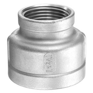 lot 12183 image: HARFINGTON Reducing Coupling 1-12 x 1 NPT Female Threaded 304 Stainless Steel Reducer Taper Cast Pipe Fitting Adopts for Water Oil Gas Tube