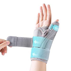 lot 12184 image: CURECARE New Upgraded Thumb Spica Splint, Comfortable Thumb Brace for Right & Left Hand, Universal Size Thumb Support for Arthritis, Tenosynovitis, CMC Joint Repetitive Injuries (Grey)
