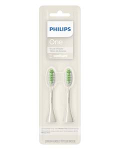 lot 12300 image: Philips One by Sonicare 2pk Brush Heads, White BH102207 (Only One)