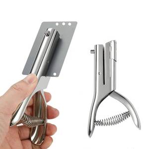 lot 12303 image: Heavy Duty 18 inch Single Hole Punch - Portable, Long, Small, for Paper, Cards, Plastic, Cardboard (18-3MM HOLE)