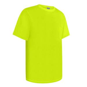 lot 12332 image: Uno Mejor Construction Shirts High Visibility Shirts for Men, Hi Vis Safety Shirts for Men Women, Short Sleeve Work Shirts, Durable & Breathable, UC-Yellow 5XL