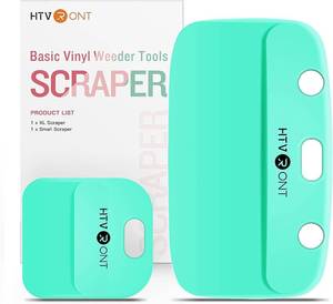 lot 12336 image: HTVRONT Vinyl Scraper - 2Pack Scraper Tools for Vinyl, Craft Weeder Tool Kit Basic 2Pack