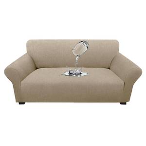 lot 14023 image: GlideSpirit Waterproof Stretch Loveseat Couch Cover - Non-Slip Soft Sofa Slipcover with Elastic Bottom, Washable Leakproof Furniture Protector for Kids, Pets, Dogs & Cats (Loveseat, Island Fossi)