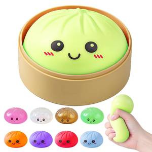 lot 14032 image: Dumpling Squishies Mystery Box (Pink)
