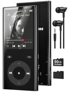 lot 14096 image: 90GB MP3 Player with Bluetooth 5.3, Music Player with 2 TF Card Slots