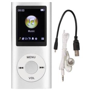 lot 14103 image: MP3 Player, Portable Lossless Sound Slim MP3 Music Player with Earphone, 1.8 Inch LCD Screen Digital Music Player��Memory Card Not Included��(Silver)