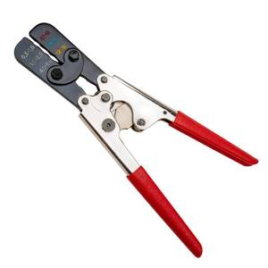 lot 14105 image: Master Appliance Professional Crimping Tool for Heat Shrink Wire Connectors - Ratcheting Wire Terminal Crimper for Multiple Gauge AWG Sizes (35084)