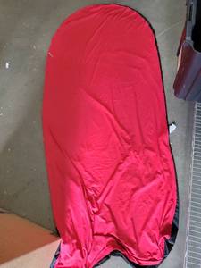 lot 19508 image: Red and Black Backdrop 6ftx32 2 Pack